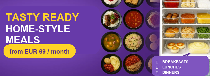 Velora ready home-style meals banner