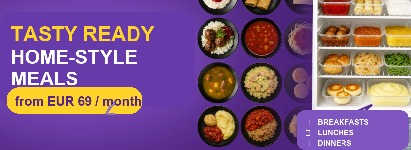 Velora ready home-style meals banner